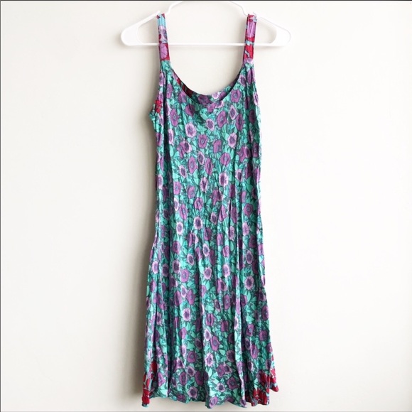 Rainbow Jo Dresses & Skirts - Vintage Rainbow Jo Floral Print Midi Dress